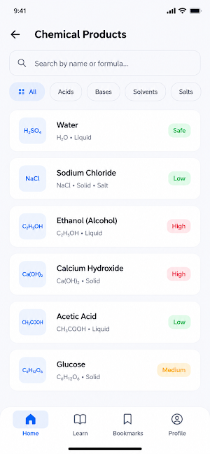 Chem Calculator Screenshot 2