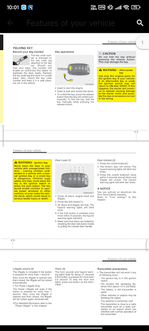 Car User Manual Kia Sportage Screenshot 2