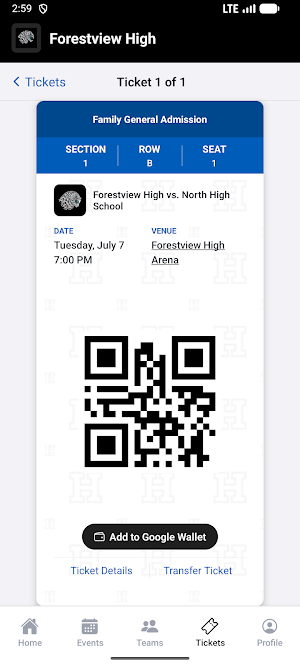 Forestview High Athletics Screenshot 2
