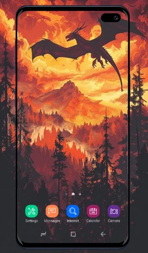 Fire Wallpaper Screenshot 2