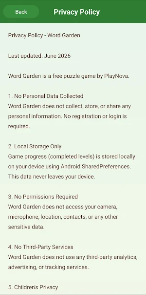Word Garden Screenshot 3