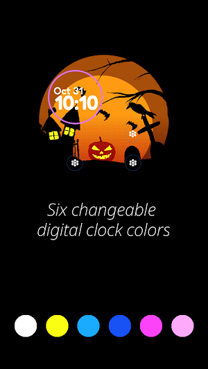 Onion watchface Halloween Screenshot 2