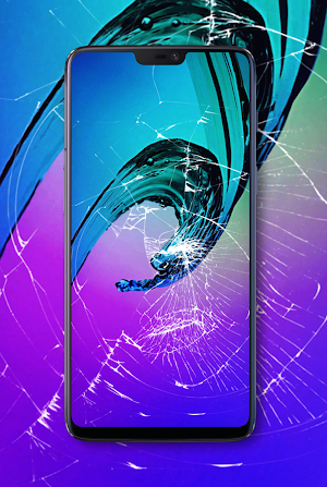 Broken Screen Wallpaper Screenshot 0