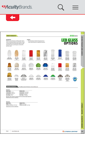 Acuity Brands Library Screenshot 2