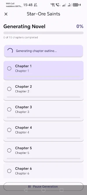 Novel Weaver Screenshot 2
