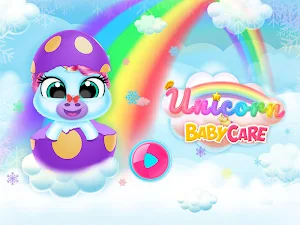 Baby Unicorn Pet Nursery - Care and Dress up Screenshot 0