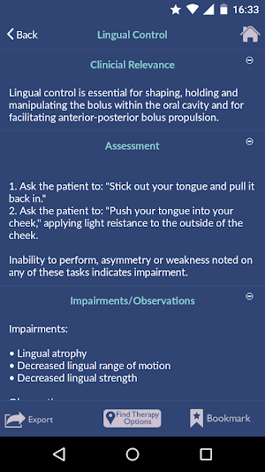Dysphagia Therapy Screenshot 3