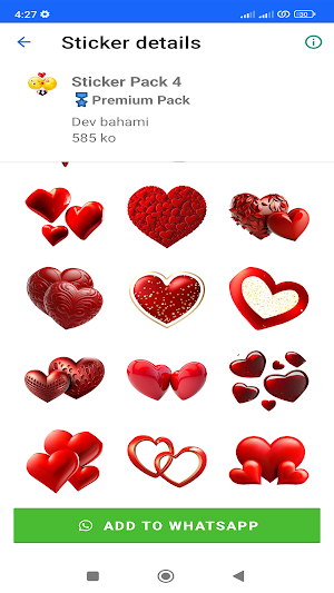 Wasticker love Emoji Stickers Screenshot 1