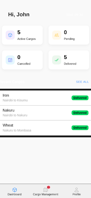 Cargo Connect Screenshot 1
