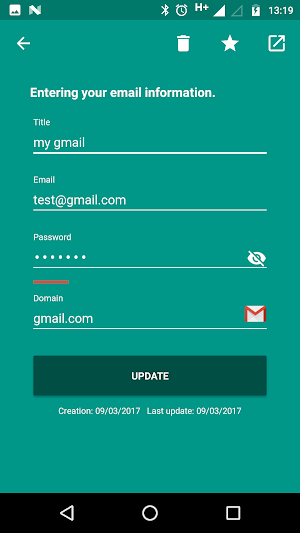 Password Vault Screenshot 3
