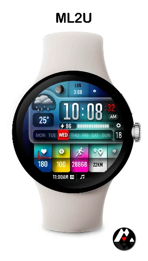 ML2U 254 Watch Face Screenshot 2