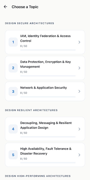 AWS Solutions Architect Prep Screenshot 1