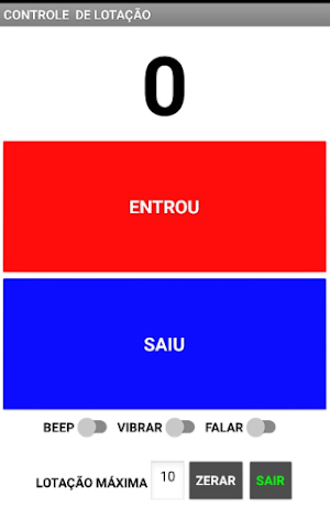 CONTROLE QTD PESSOAS AMBIENTE Screenshot 0