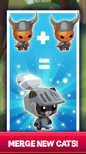 Cats Merge: Idle Merge Game Screenshot 0