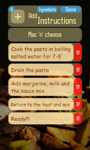 My Recipes Screenshot 2