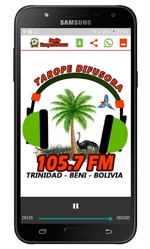 Radio Tarope Difusora 105.7 Fm Screenshot 0