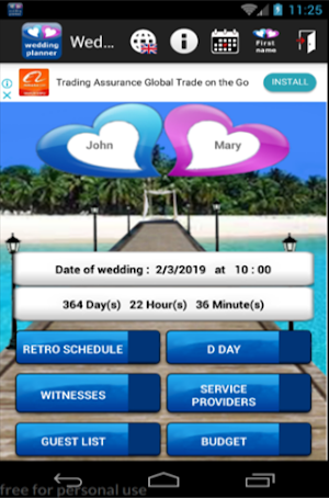 wedding planner Screenshot 0