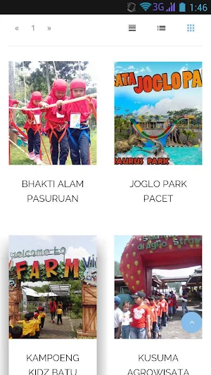 Info Wisata Outbound Screenshot 1