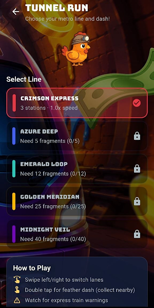 Chicken Metro Escape Screenshot 1