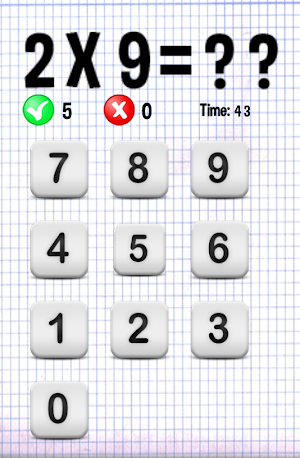 multiplication game Screenshot 3