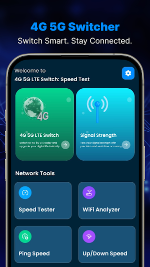 4G LTE 5G Switch: Wifi tools Screenshot 0