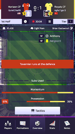 Football Club Manager Screenshot 1