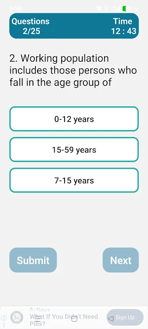 Population Quiz Screenshot 1