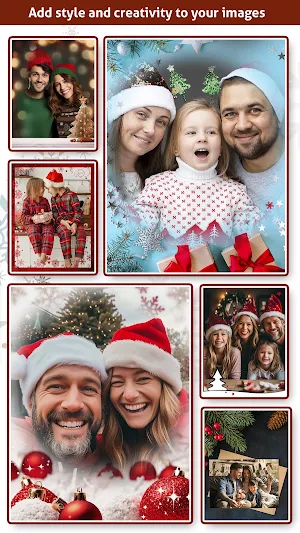 Christmas Frames editor Screenshot 1