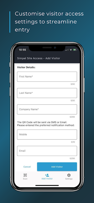 Simpel Site Access Kiosk Screenshot 1