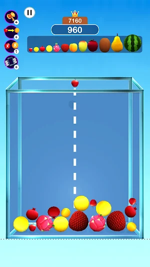 Fruit Drop 3D Merge Melon Screenshot 1