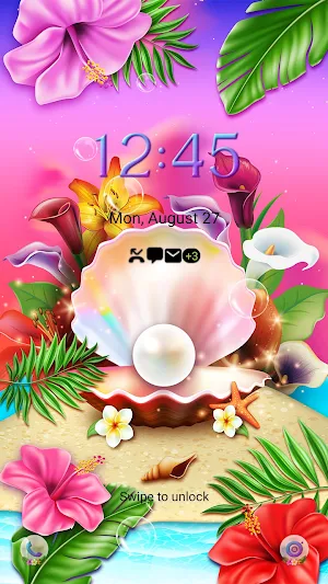 Summer Beach Pearl - Wallpaper Screenshot 1