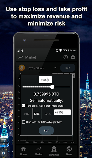 Crypto exchange game - Bitcoin Screenshot 3