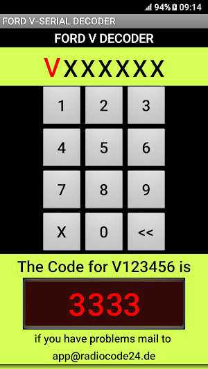 Ford V-Serial Decoder English Version Screenshot 3
