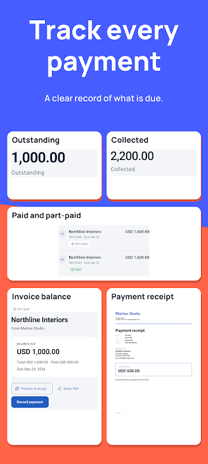 Invoice Maker Manager On Fly Screenshot 1