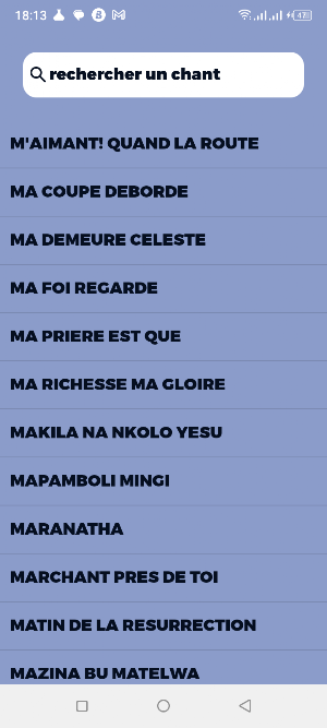 Cantiques Victoire Tabernacle Screenshot 2