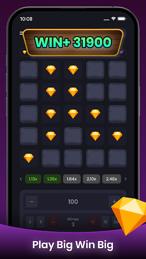 MinesX - Find Diamond Screenshot 1