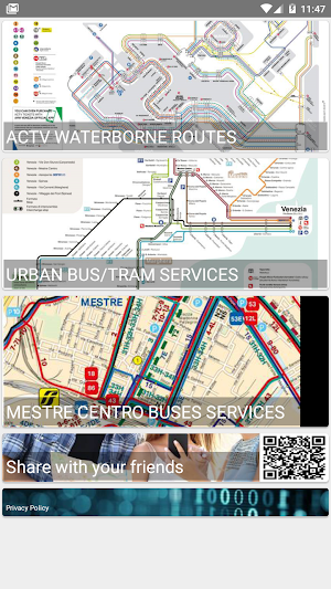 VENICE BUS TRAM WATERBORNE MAP Screenshot 0