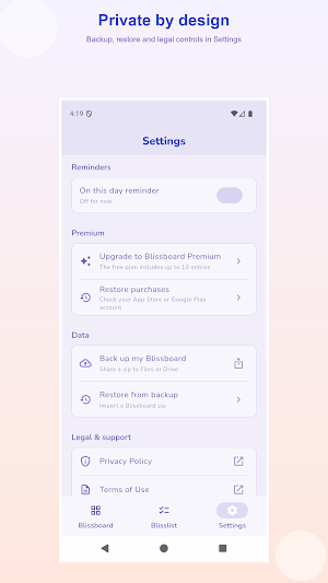 Blissboard Screenshot 3
