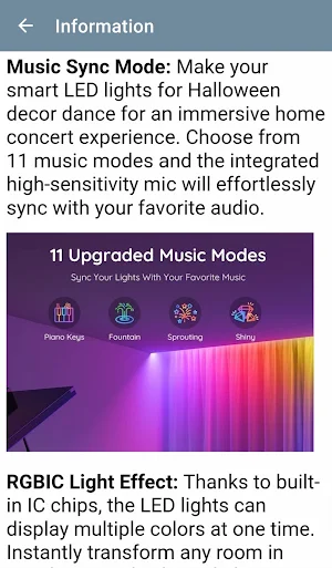 Govee Led Strip Lights Guide Screenshot 2