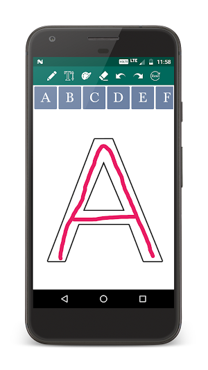 Learn English Alphabets Writing Screenshot 1