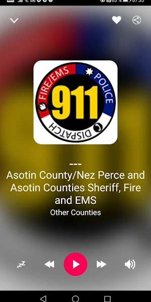 Police Scanner Radio - Washington, USA Screenshot 2