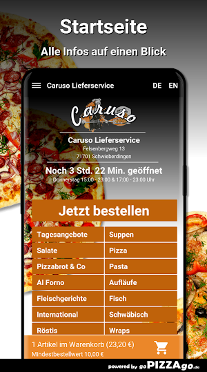 Lieferservice Schwieberdingen Screenshot 1