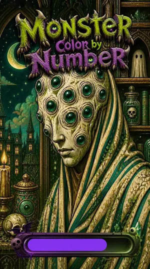 Monster Color by Number Screenshot 0