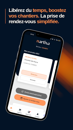 Nartisa - Agenda pour artisan Screenshot 0