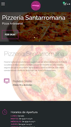 Pizzería Santarromana Screenshot 0