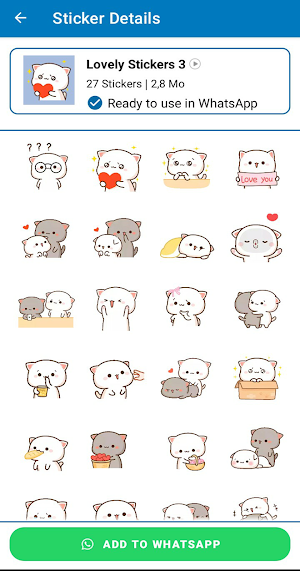 Animated Mochi Stickers Screenshot 3