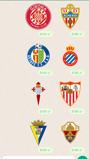 Spanish Championship Stickers Screenshot 2