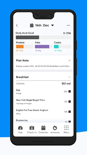 Galaxy Fitness Screenshot 3