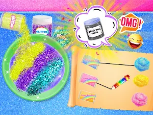 DIY Fluffy Slime - Galaxy Magnetic Slime Screenshot 2