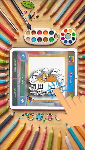 Green Haven Coloring Screenshot 1